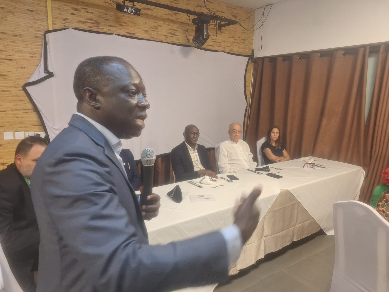 Speaker at the Freetown Collaborative Conference session